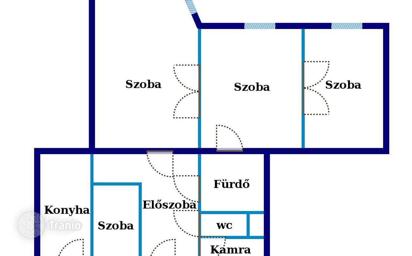4-комнатная квартира 102 м² в Будапеште, Венгрия, фото 3