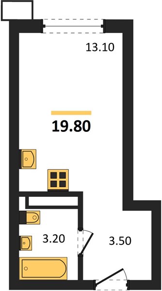 Studio Apartment in Porto-Novo, Tsemdolina