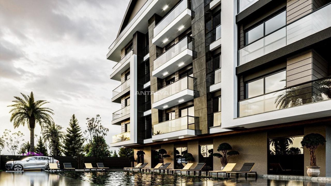 Апартаменты в Анталии, Турция, 45 м²