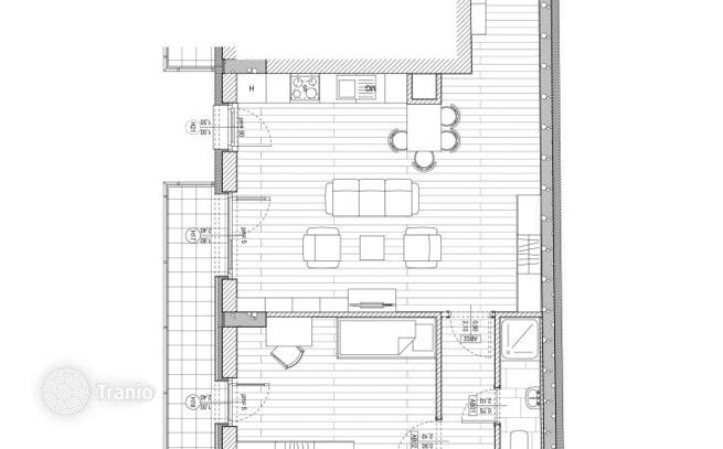 3-комнатная квартира 81 м² в Районе VI (Терезвароше), Венгрия, фото 5