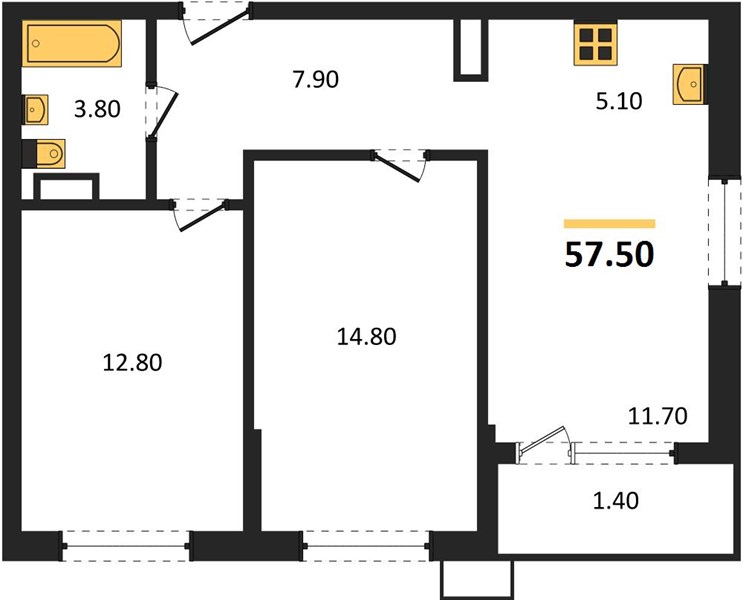 2-Bedroom Apartment in Porto-Novo, Tsemdolina