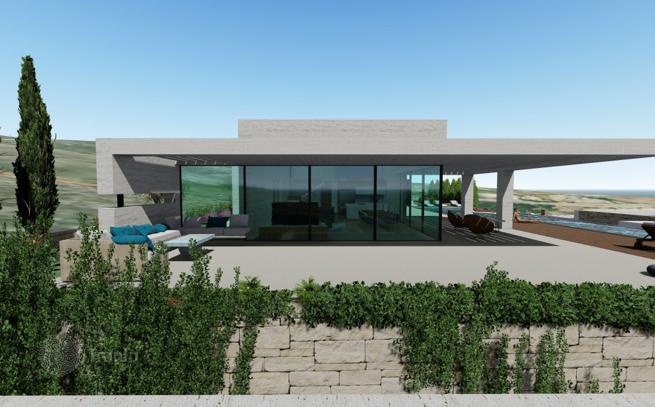 Luxury Villa with Sea View Near Beach in Akrotiri, Chania, Crete
