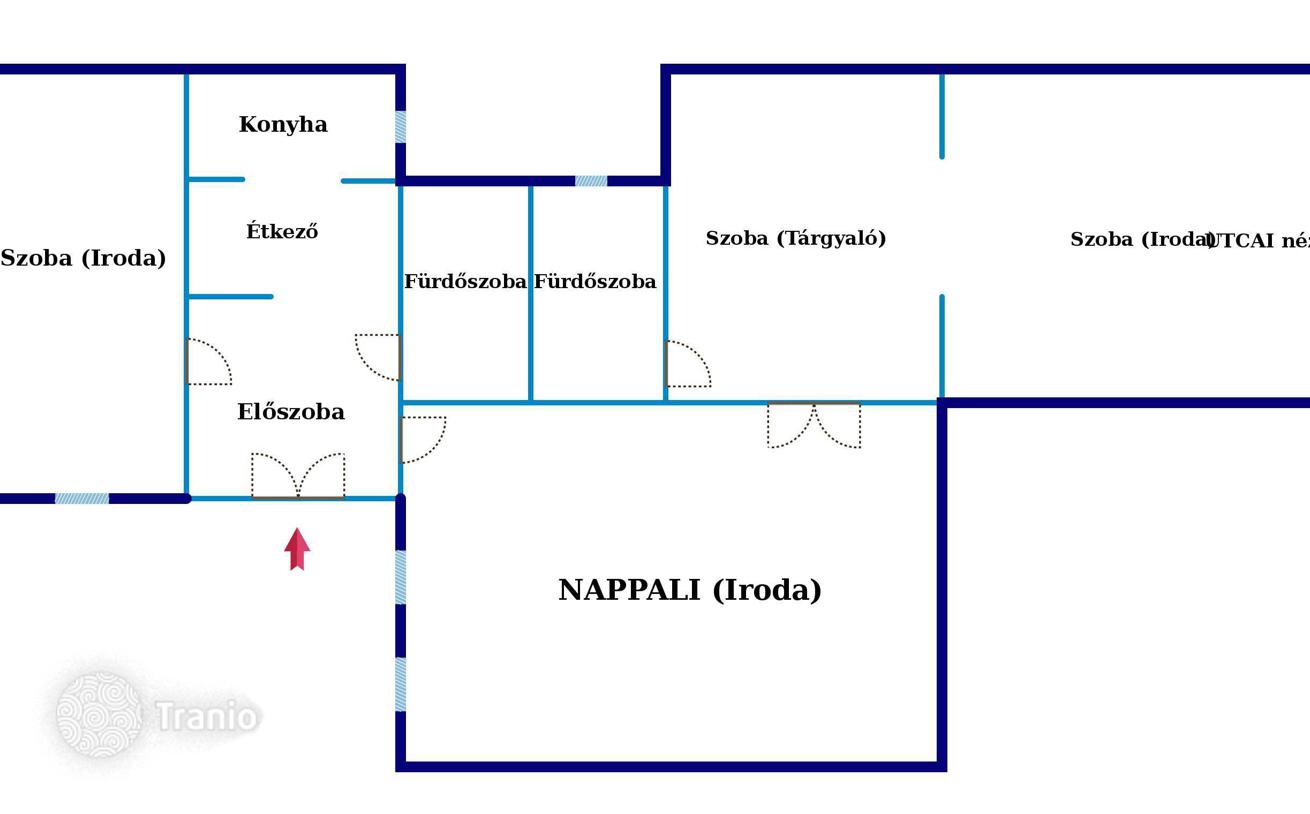 4-комнатная квартира 89 м² в Районе XIII, Венгрия, фото 2