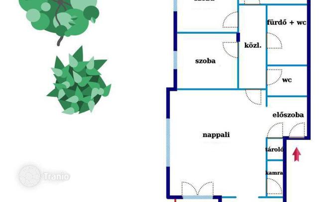 4-комнатная квартира 94 м² в Районе XIV (Зугло), Венгрия, фото 3