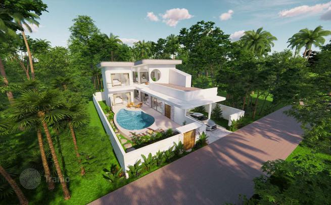 New Villas with Pools and Sea Views in Choeng Mon, Koh Samui