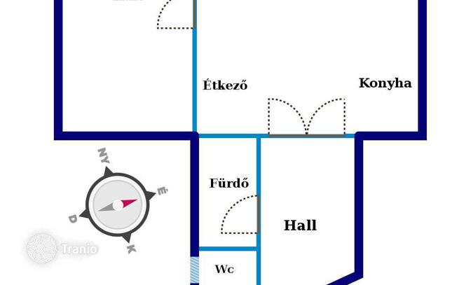 2-комнатная квартира 68 м² в Районе IX (Ференцвароше), Венгрия, фото 5