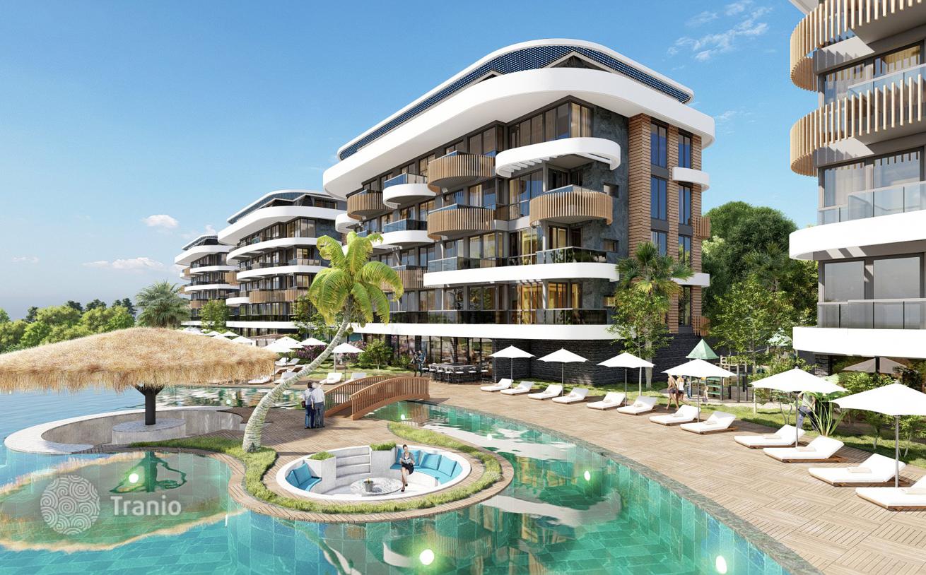 New Apartments with Sea, Mountain and Castle Views in Kestel, Alanya