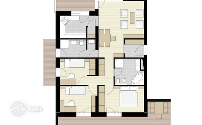 3-Bedroom Apartment in New Build in District XIV, Budapest