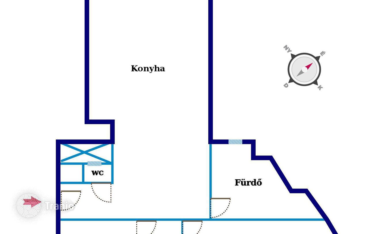3-комнатная квартира 90 м² в Районе VII (Эржебетвароше), Венгрия, фото 4