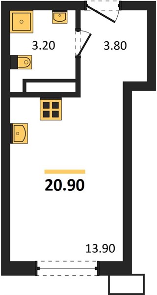 Studio Apartment in Porto-Novo, Tsemdolina