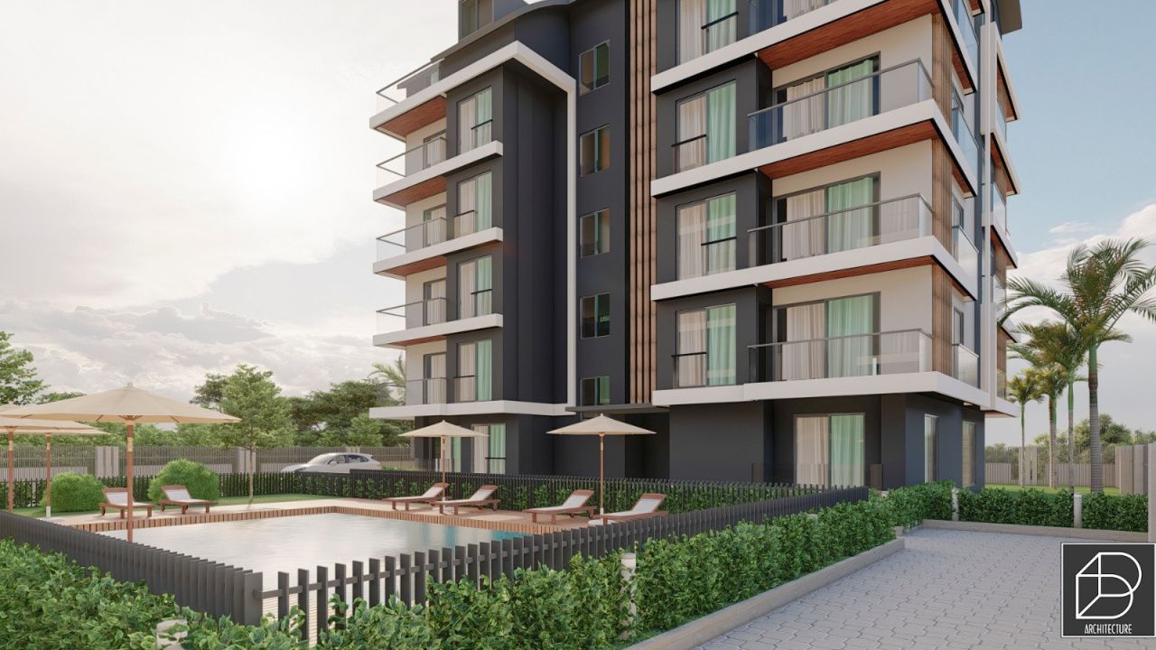 1-Bedroom (1+1) Apartment in Gazipasa, Alanya