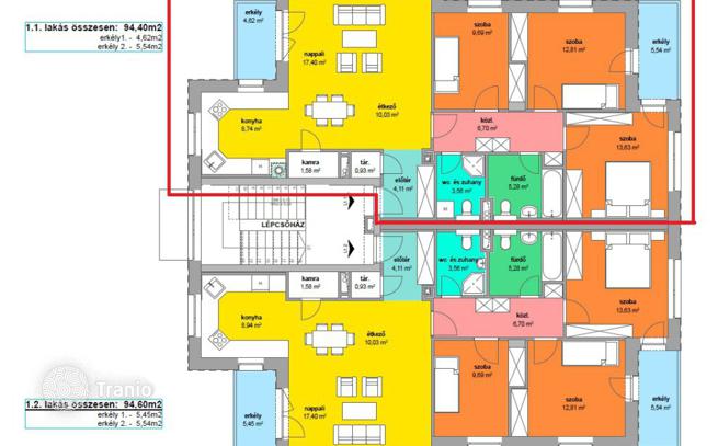 4-комнатная квартира 94 м² в Районе XIV (Зугло), Венгрия, фото 5
