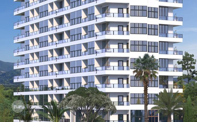 Продается квартира с 1 спальней, общая площадь 44, 7 м², 9/12 этаж в Чакви.
