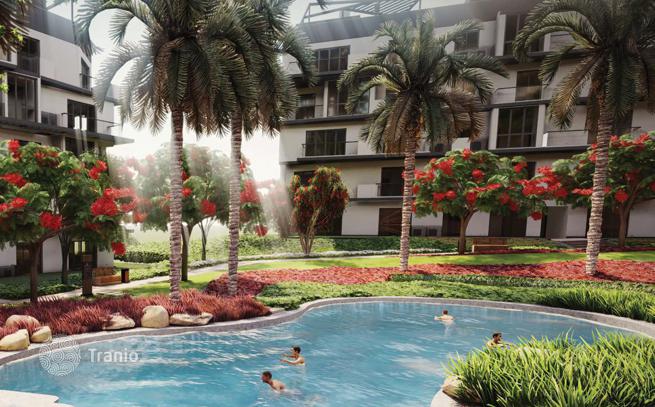Residential Development with Lagoons and Green Parks in New Cairo