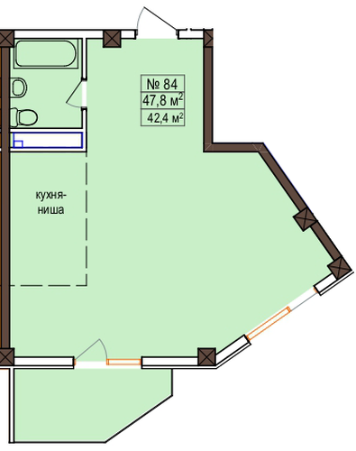 Studio Apartment in Marmelad, Lazarevskyy District, Sochi