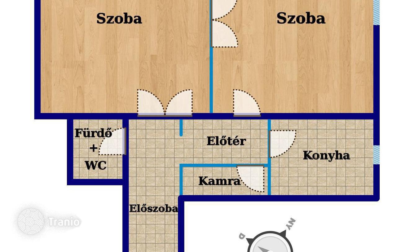 1-Bedroom Apartment in District VI, Budapest, photo 2