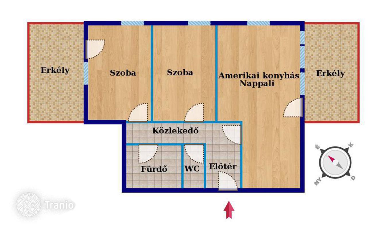 3-комнатные апартаменты в новостройке 77 м² в Районе XIV (Зугло), Венгрия