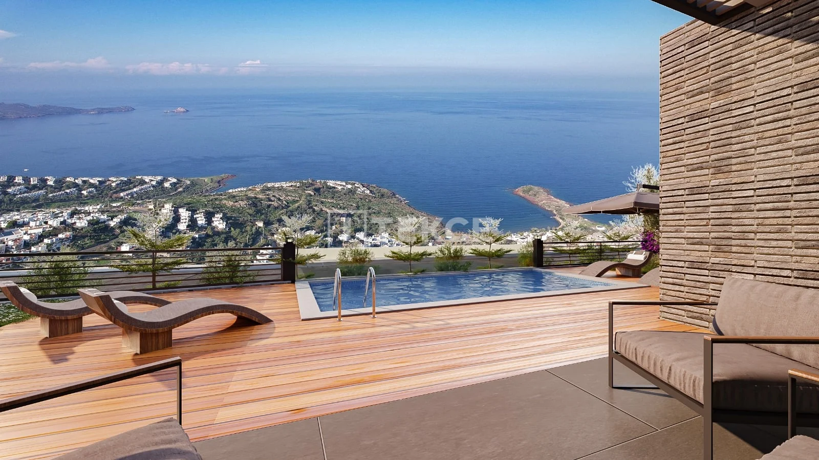 3-Bedroom Villa with Sea View in Yalikavak, Bodrum