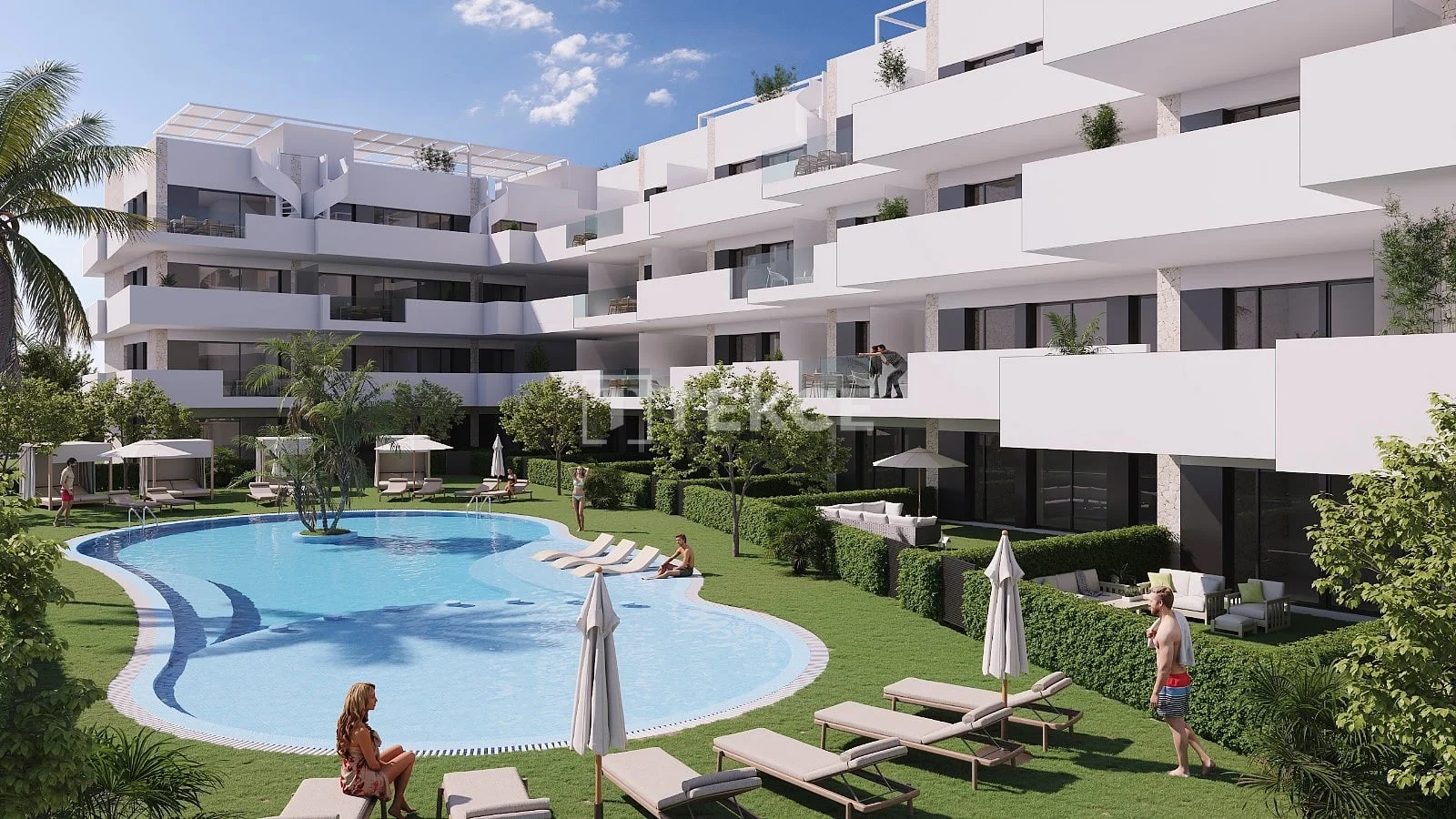 2-Bedroom Apartments with Terraces and Wellness Center in La Nucia, Alicante
