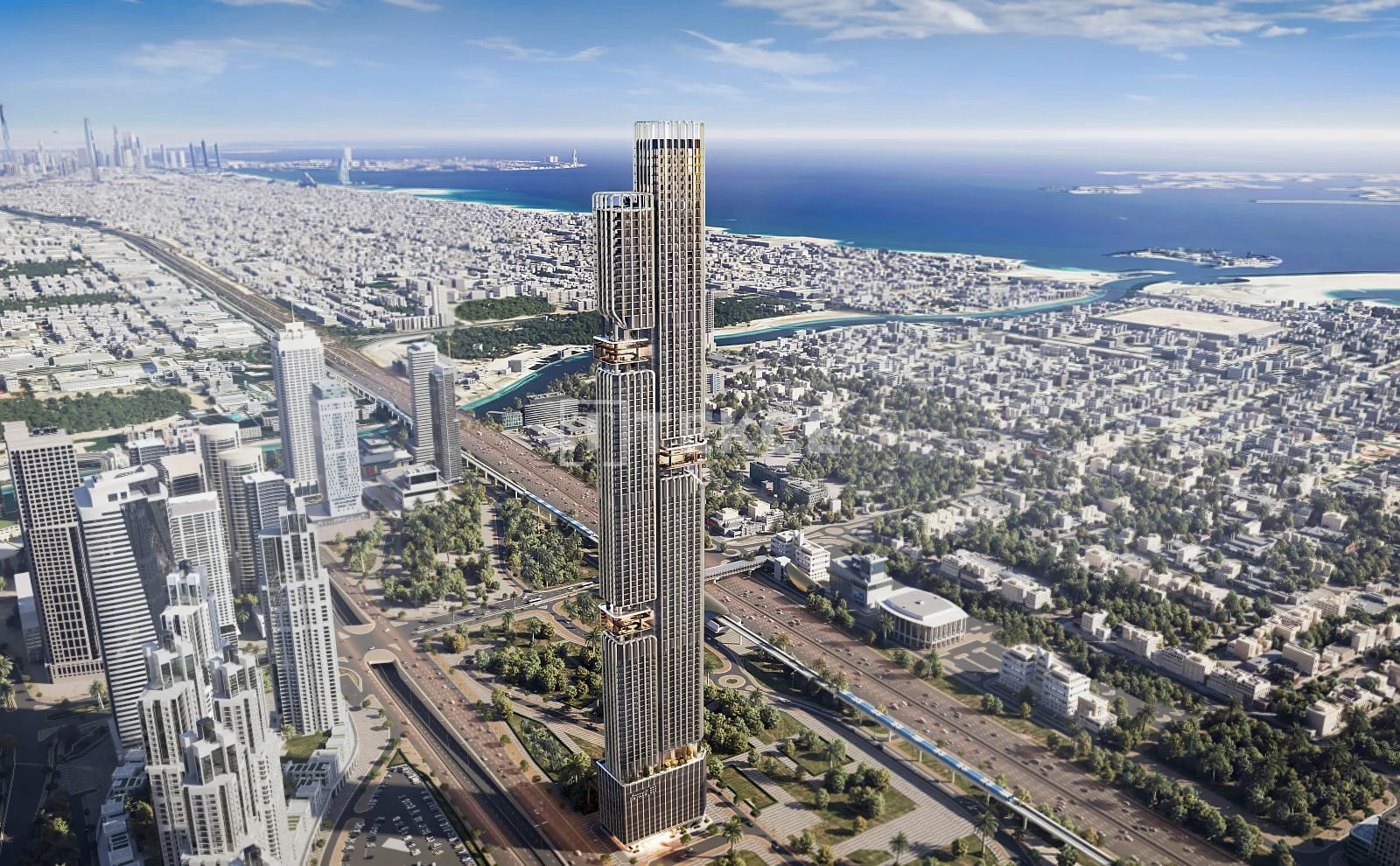 Апартаменты 3 комнаты (2 спальни) в DWTN Residences, Бизнес Бей