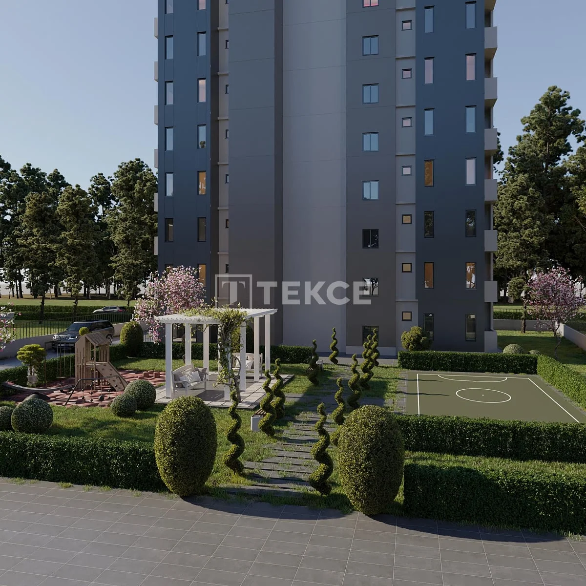 Новая квартира 2 комнаты (1 спальня) в Мерсине с видом на город, фото 5