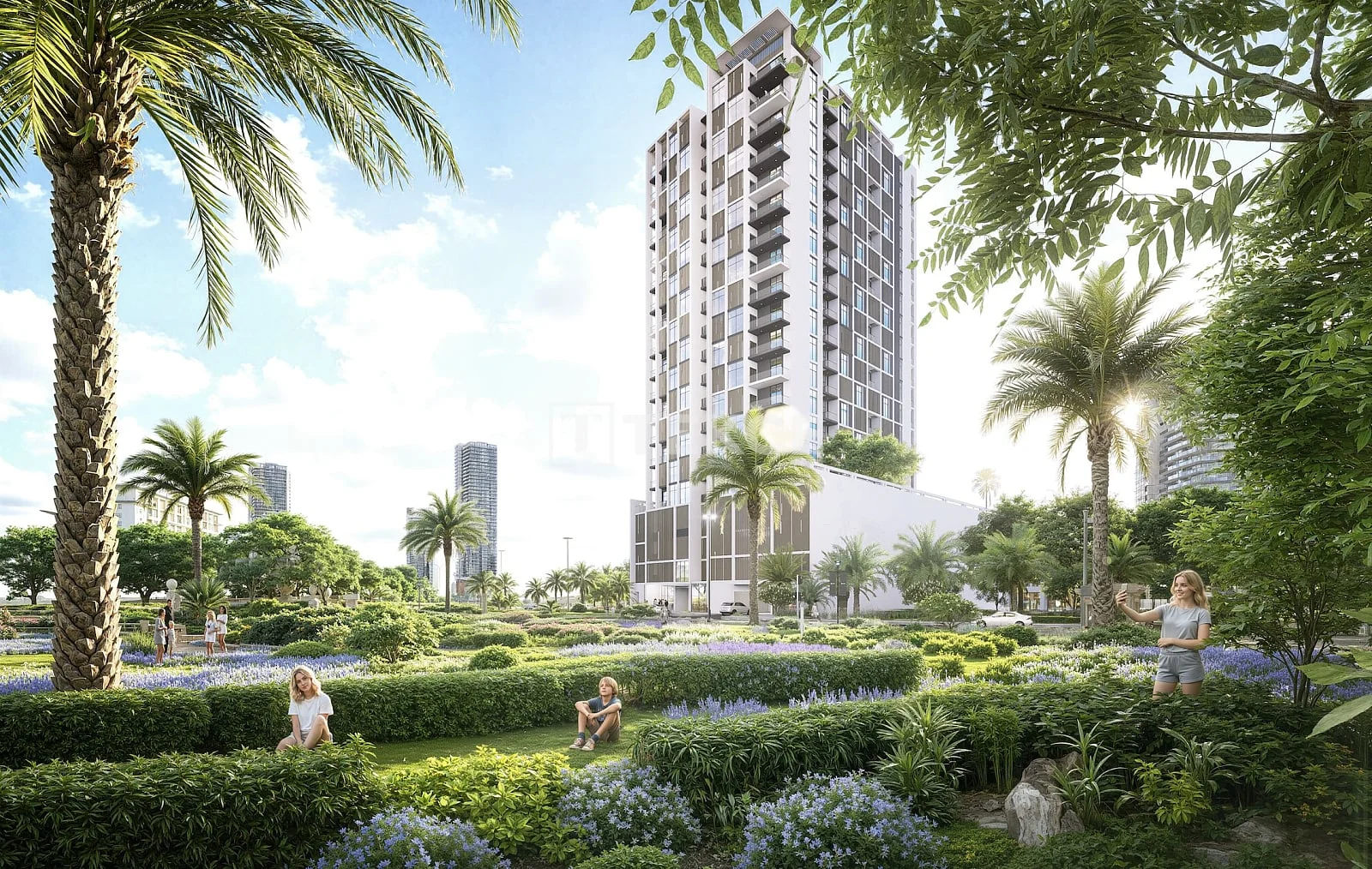3-Bedroom Apartment with City View in Jumeirah Village Circle, Dubai