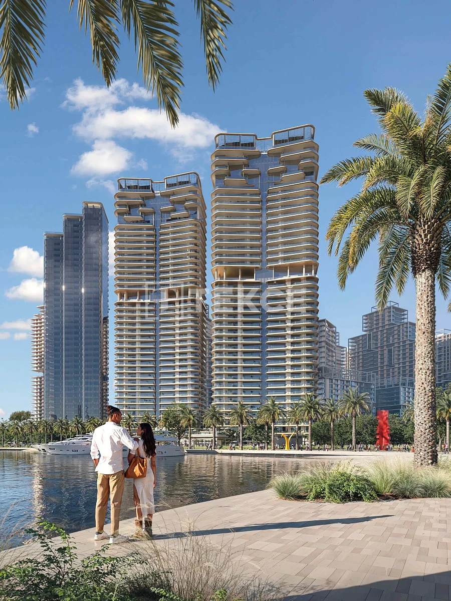 Пентхаус 5 комнат (4 спальни) в Dubai Design District с видом на канал, фото 5