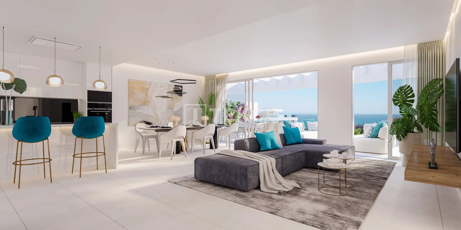 3-Bedroom Apartment with Sea View in Mijas, photo 5