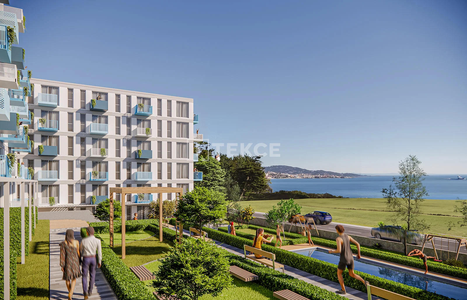 1-Bedroom Apartment with Sea View and Private Pool in Armutlu, Yalova, photo 2