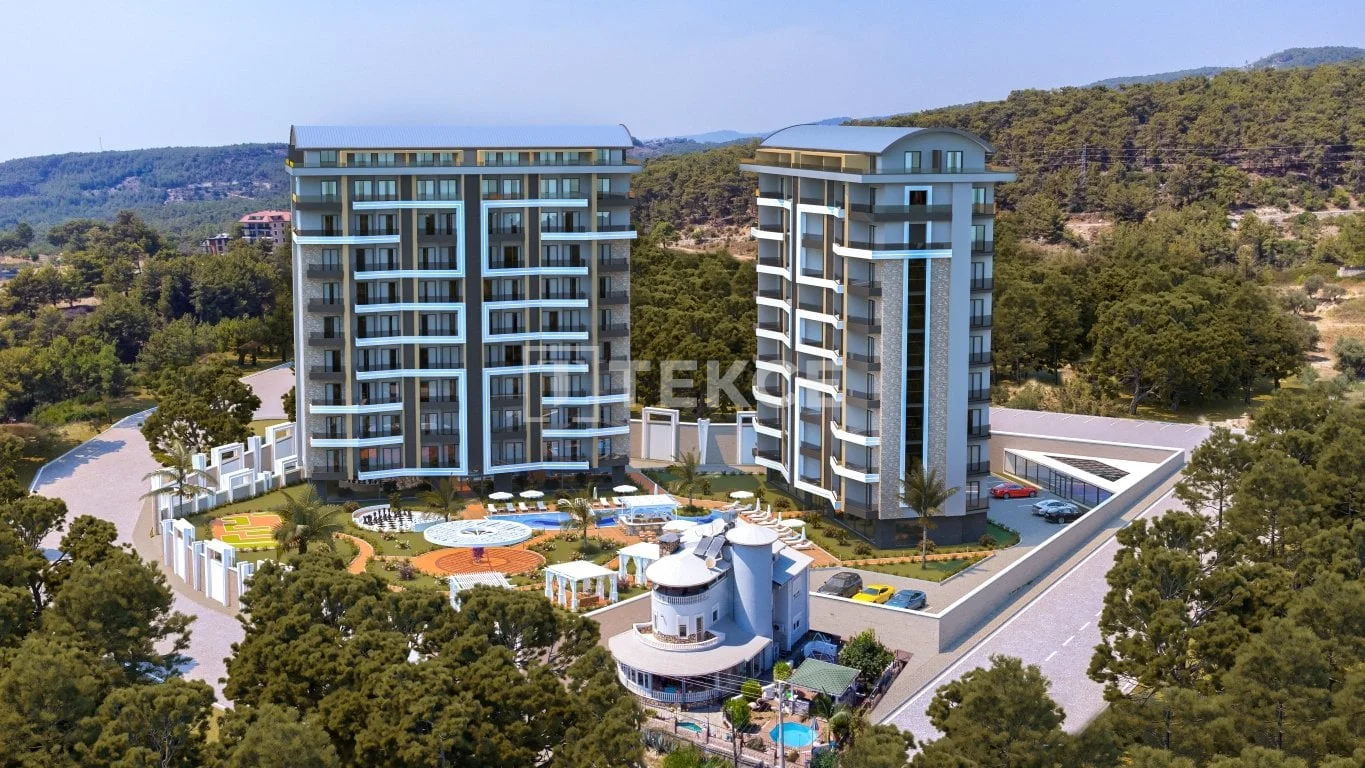 1-Bedroom Apartment with Sea View in Avsallar, Alanya