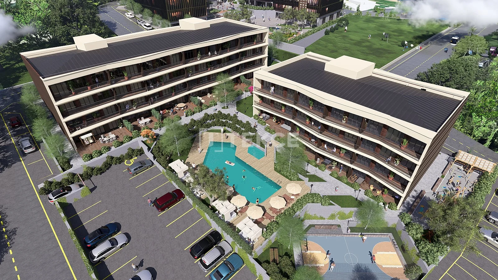 1-Bedroom Apartment with Sea and City Views in Yalova