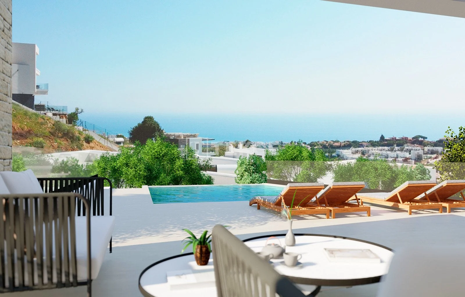 3-Bedroom Villa with Private Pool and Sea View in Mijas
