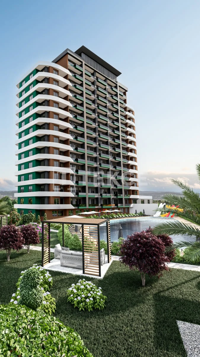 1-Bedroom Apartment with Sea View in Mersin, photo 4