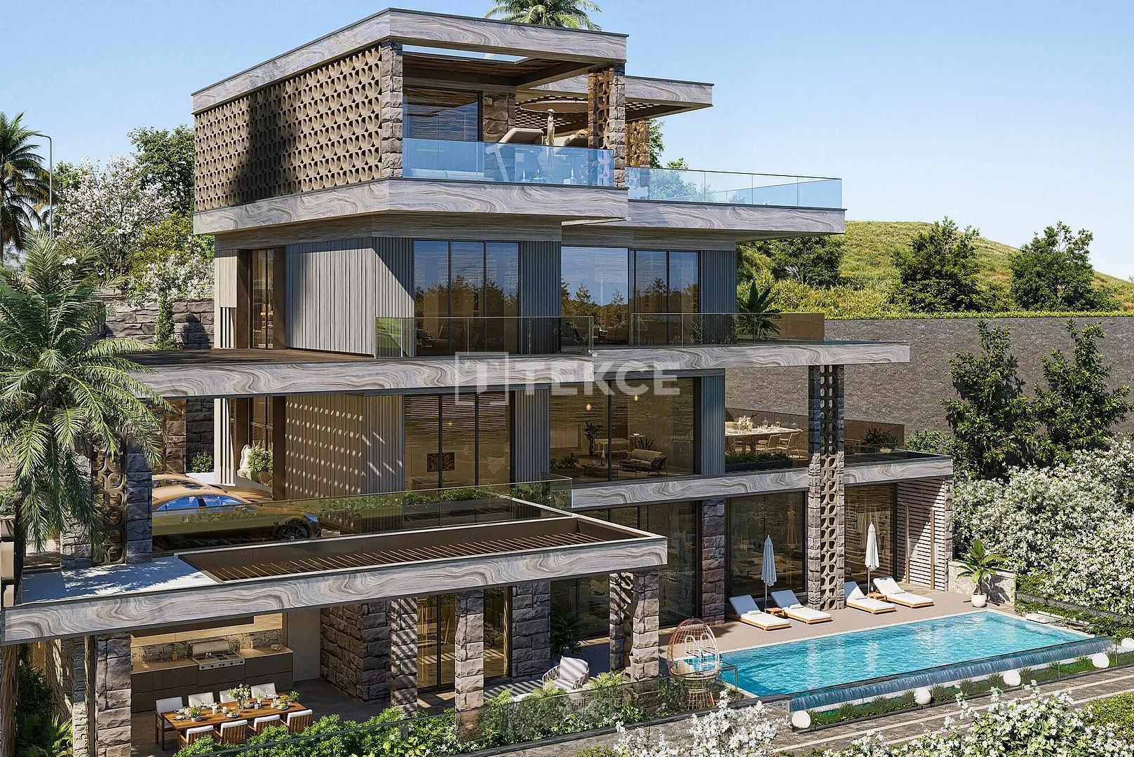 4-Bedroom Villa with Sea View and Smart Home System in Kargicak, Alanya, photo 4