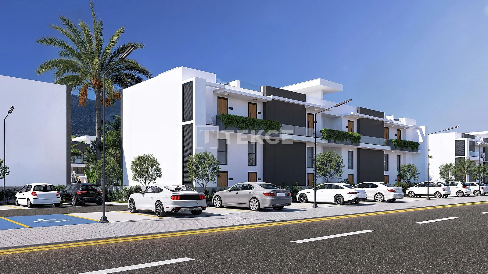Пентхаус-студия 1 комната в Кирении, 87 м², с видом на море, фото 3