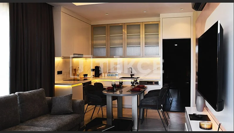 1-Bedroom Apartment with Sea and Mountain Views in Kargicak, Alanya, photo 4