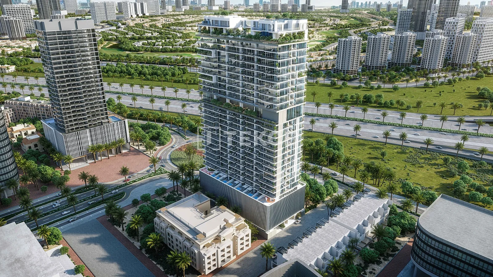 2-Bedroom Apartment with City View in Jumeirah Village Circle, Dubai
