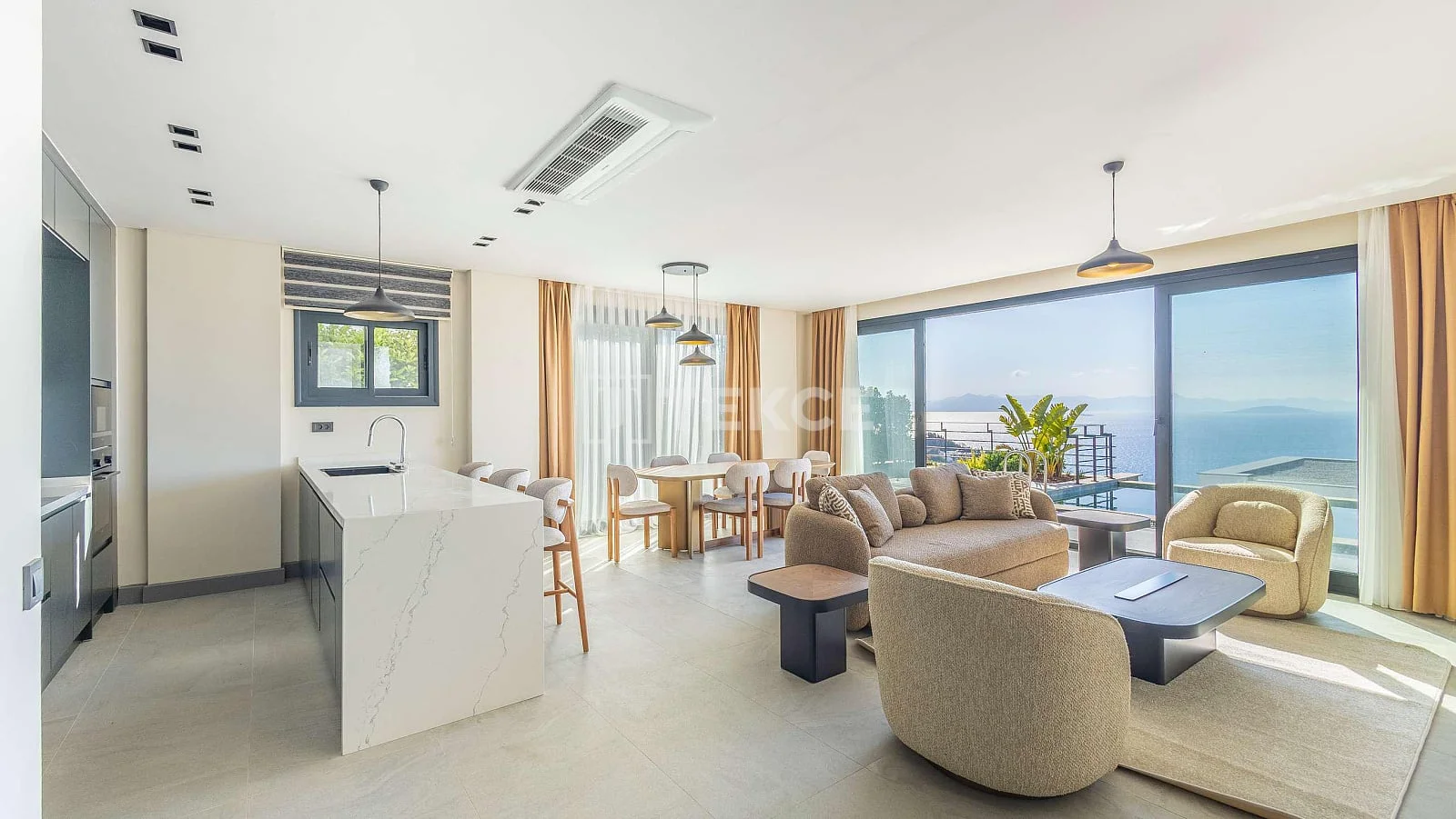4-Bedroom (5-Room) Villa with Private Pool and Sea View in Bodrum, photo 2