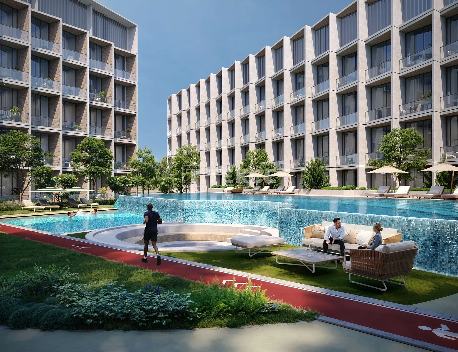 2-Bedroom Apartment with City View in Arjan, Dubai, photo 5