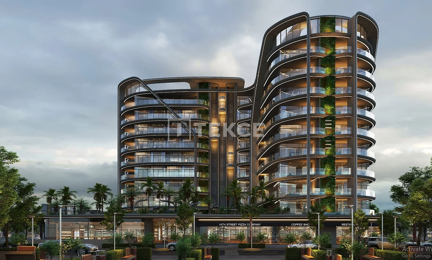 1-Bedroom Apartment with Private Pool in Arjaan, Dubai