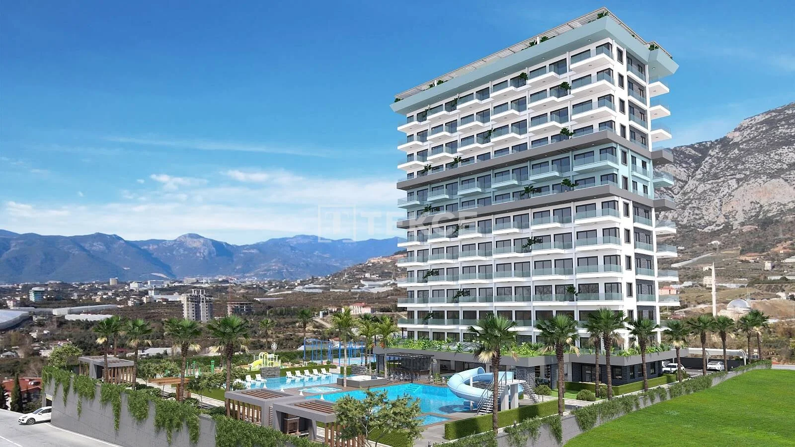 3-Bedroom Apartment with City and Sea Views in Mahmutlar, Alanya