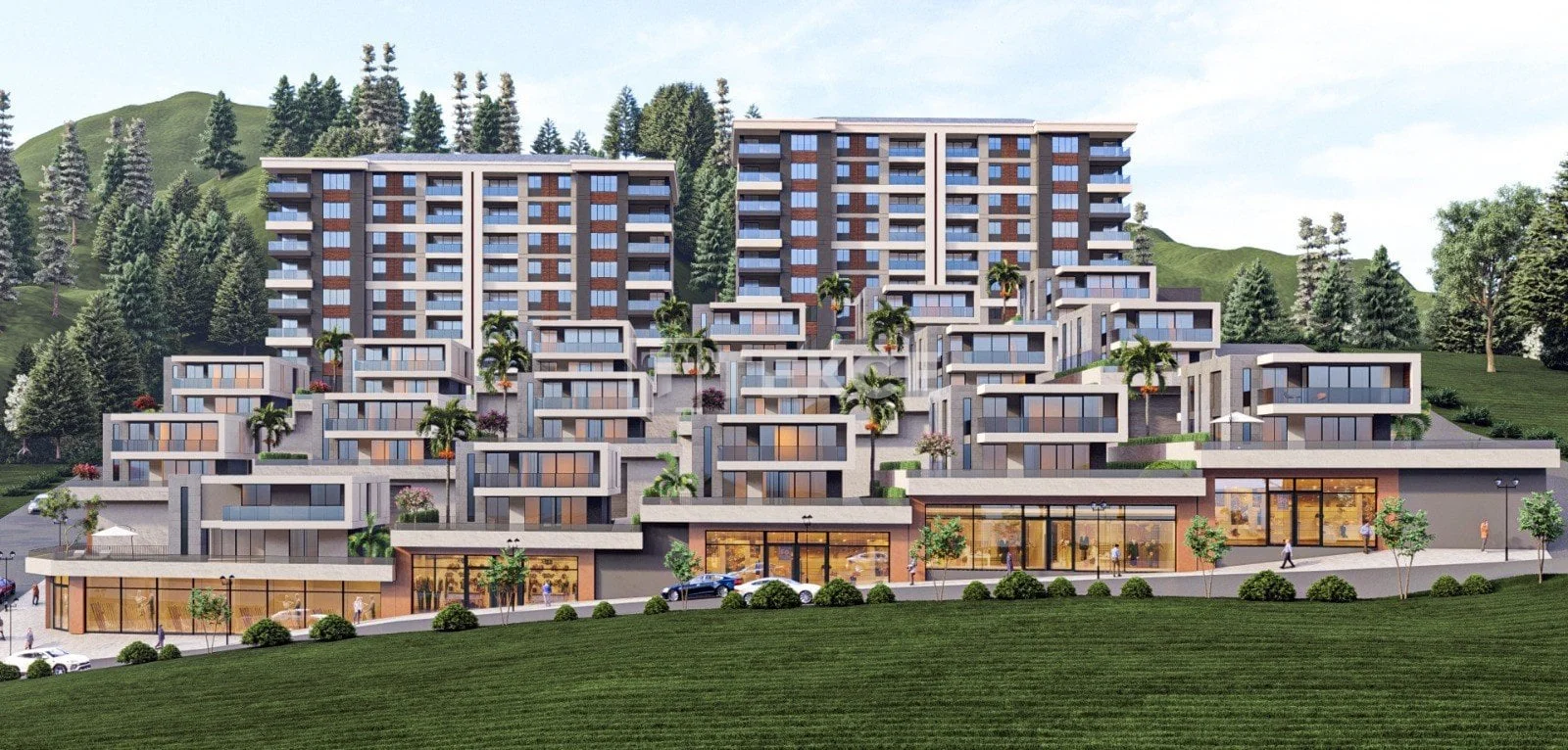 3-Bedroom Apartment with Sea View in Trabzon