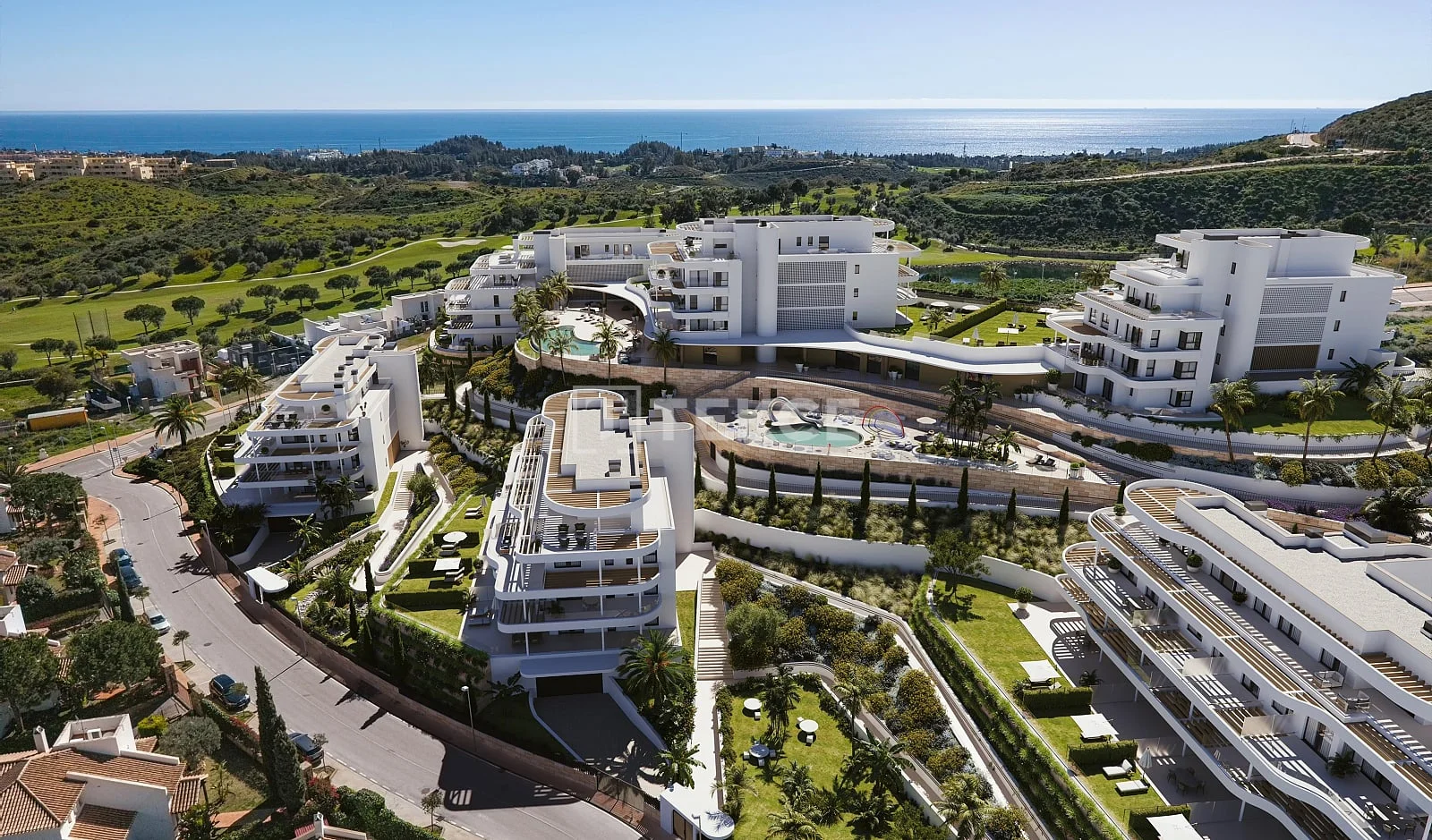 3-Bedroom Apartment with Sea View in Mijas