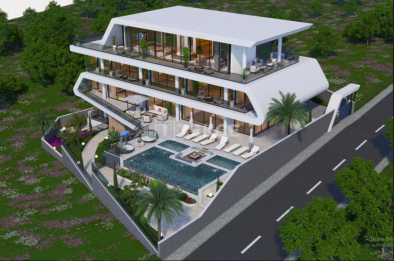 6-Bedroom Villa with Private Pool and Sea View in Cikcilli, Alanya, photo 2