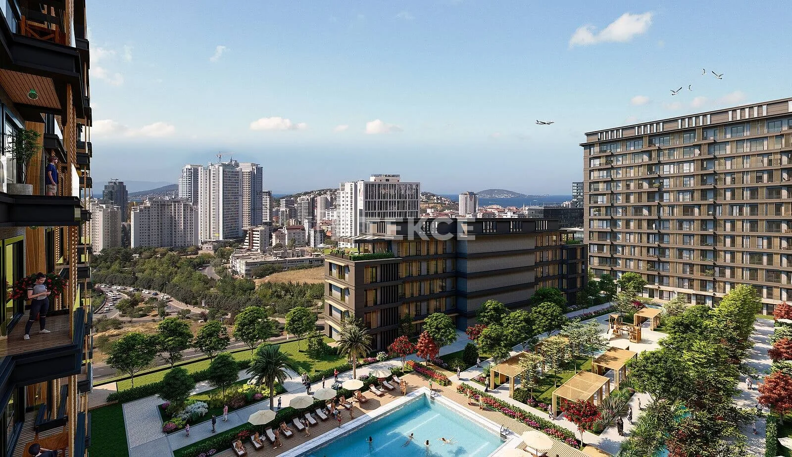 2-Bedroom Apartment with Sea View in Istanbul