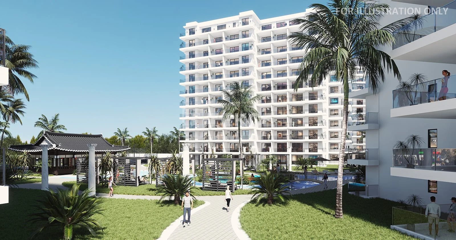 2-Bedroom Apartment with Sea View in Iskele, Cyprus