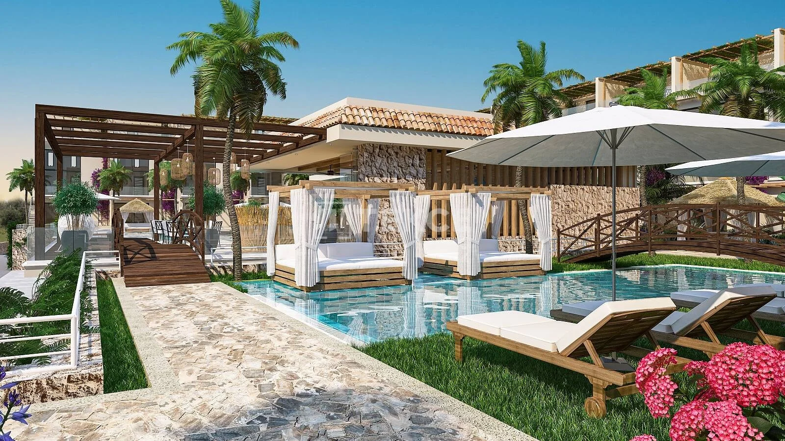 3-Bedroom Penthouse and Apartment with Sea and Mountain Views in Famagusta