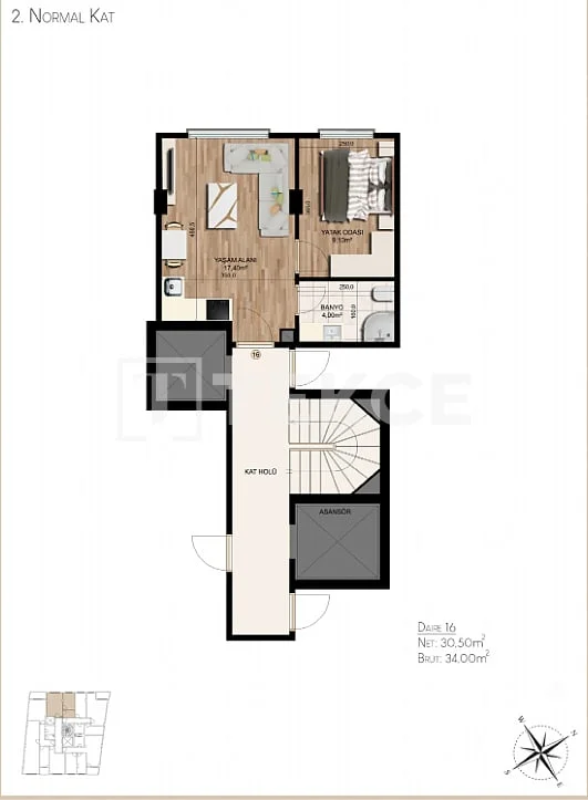 2-Bedroom Apartment with City View in Kadikoy, Istanbul, photo 5