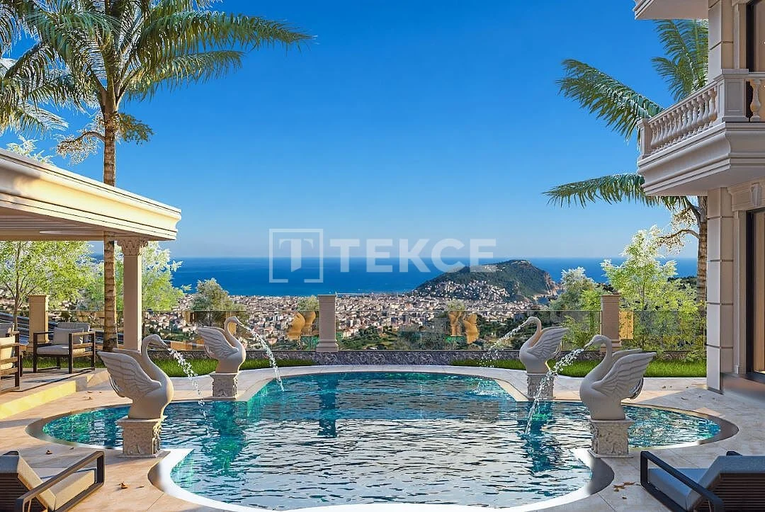 5-Bedroom Villa with Private Pool and Sea Views in Alanya