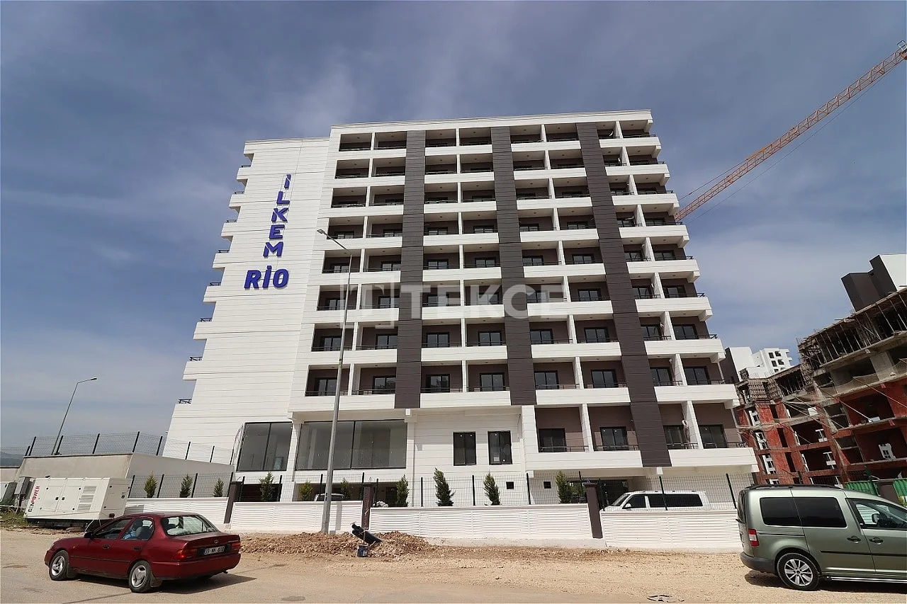 Студия 34 м² на 8 этаже в новом комплексе, Мерсин